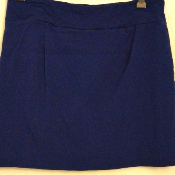 Jason Maxwell Skort Medium Navy Blue with Jeweled Pineapples - Picture 2 of 4